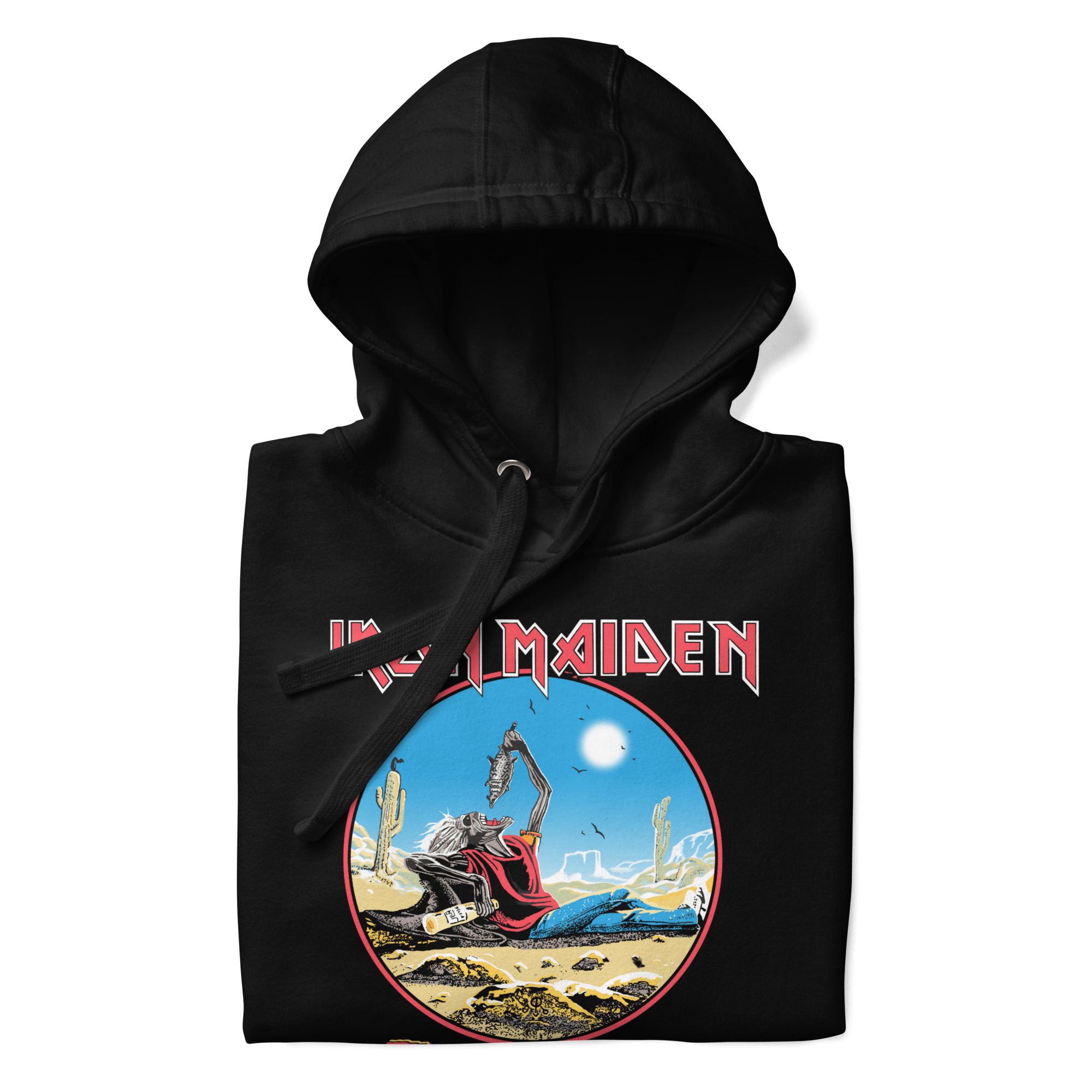 Iron Maiden Texas 1982 Vintage Tour Hoodie