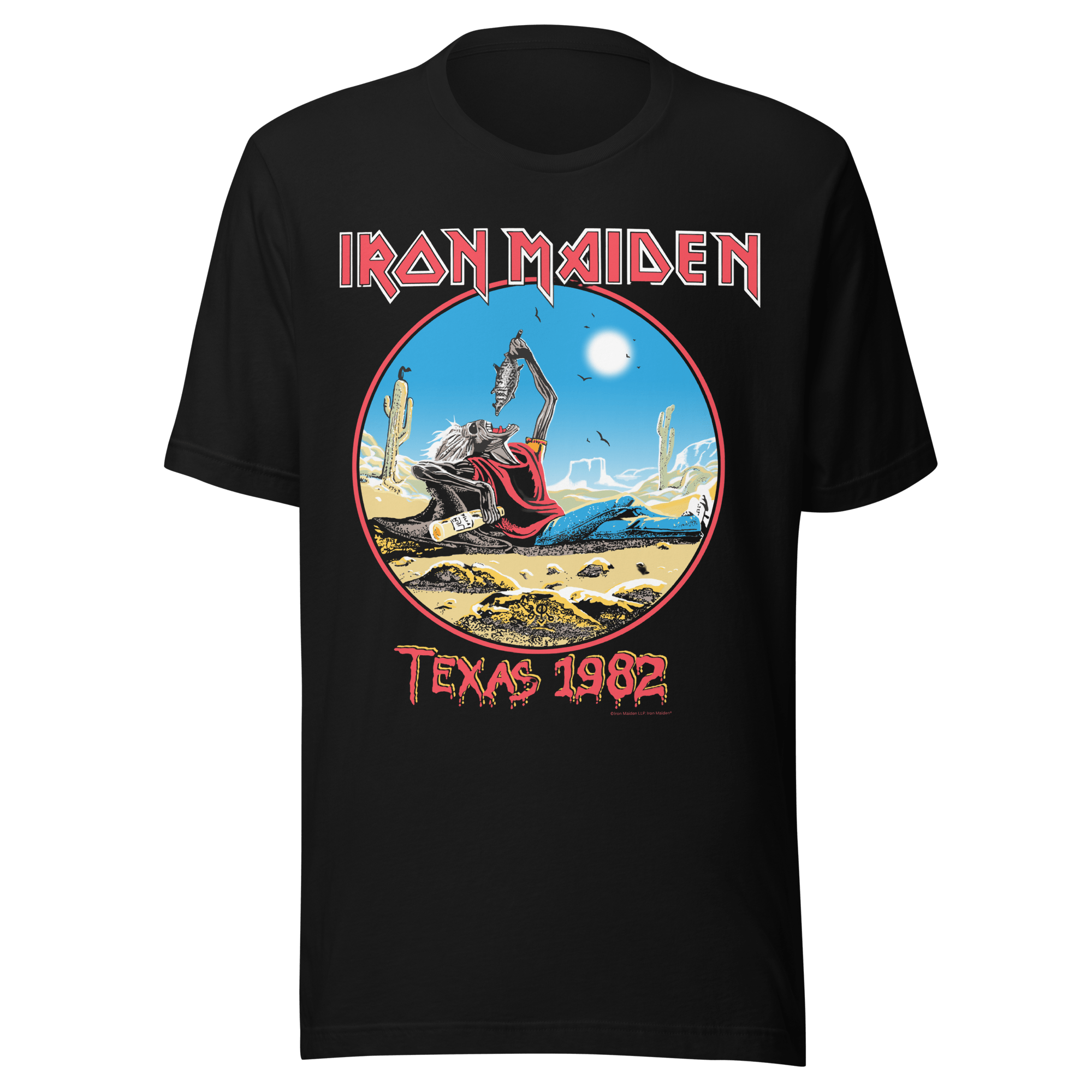 Iron Maiden Texas 1982 Vintage Tour T-Shirt