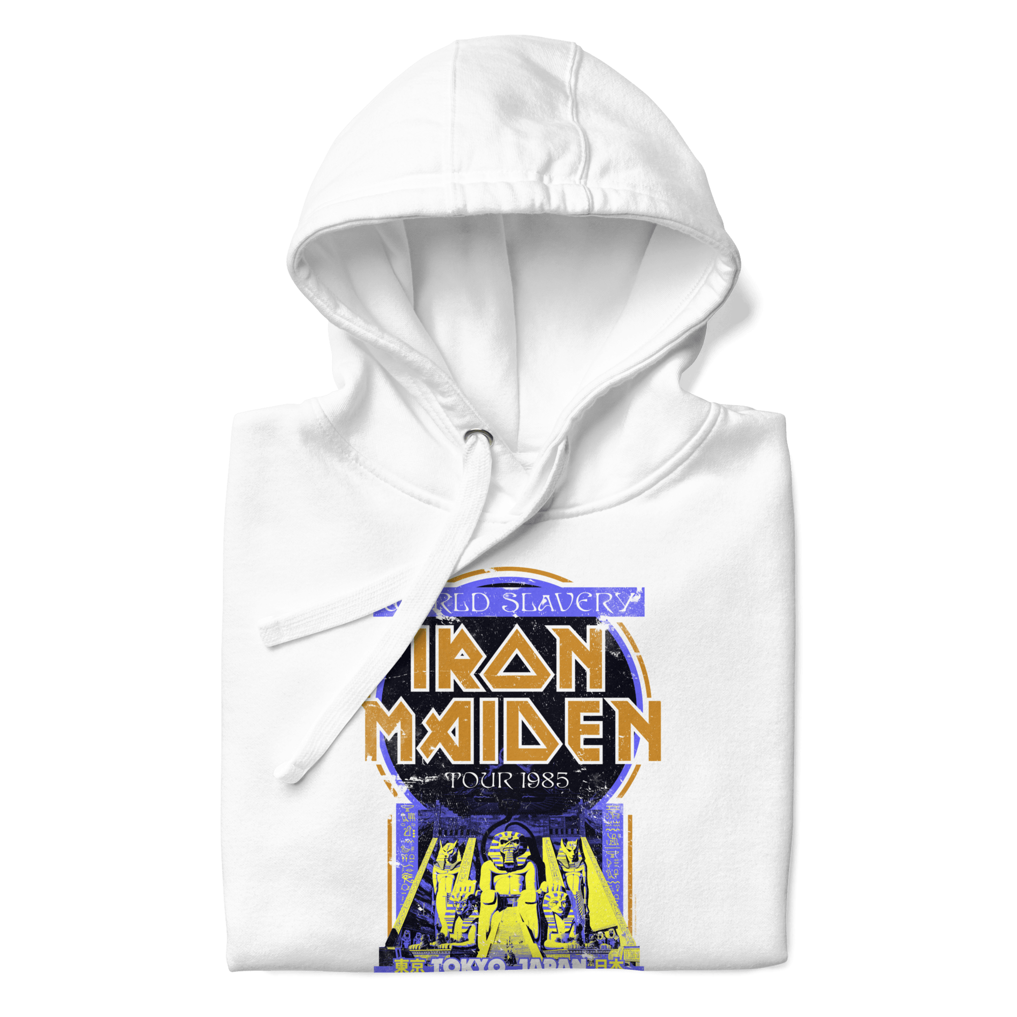 Iron Maiden Tokyo 1985 Vintage Tour Hoodie