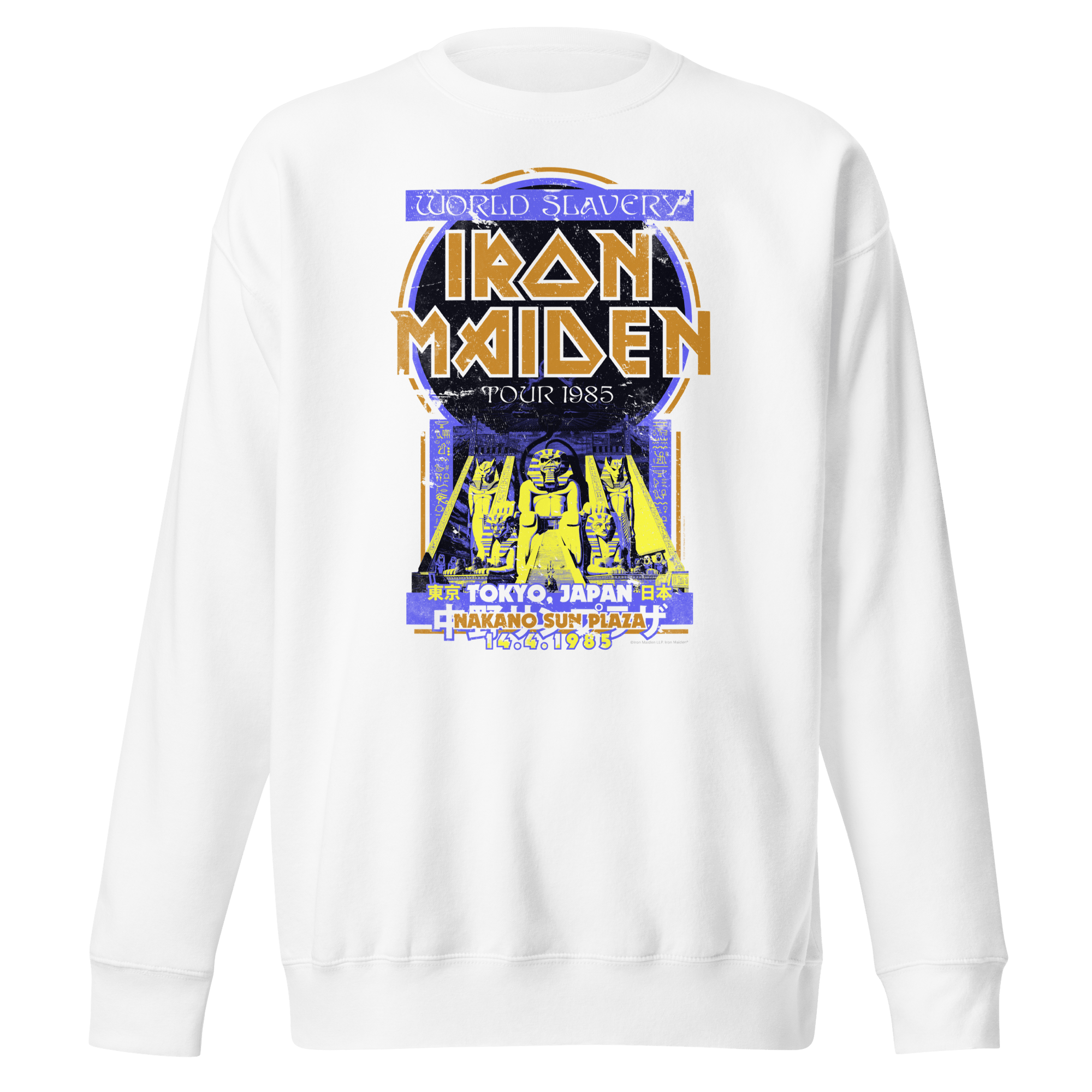 Iron Maiden Tokyo 1985 Vintage Tour Sweatshirt