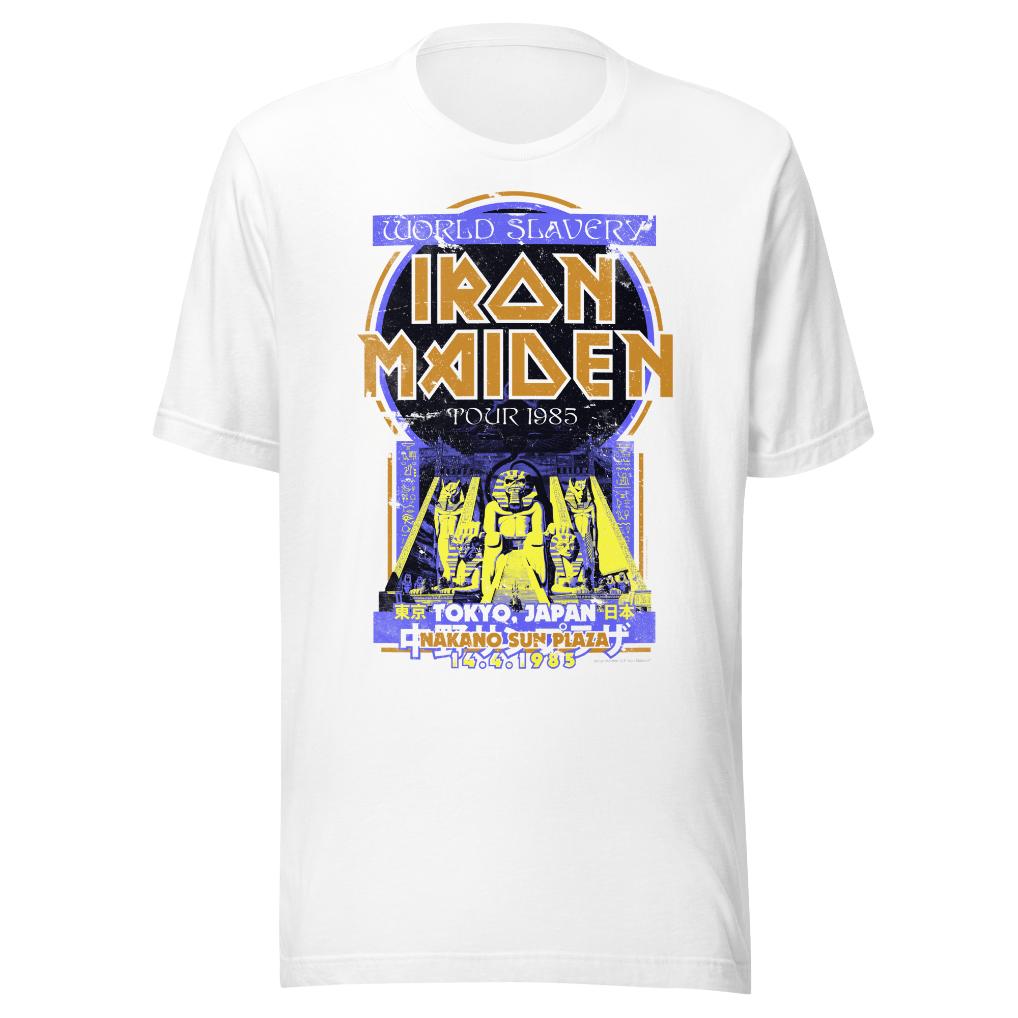Iron Maiden Tokyo 1985 Vintage Tour T-Shirt