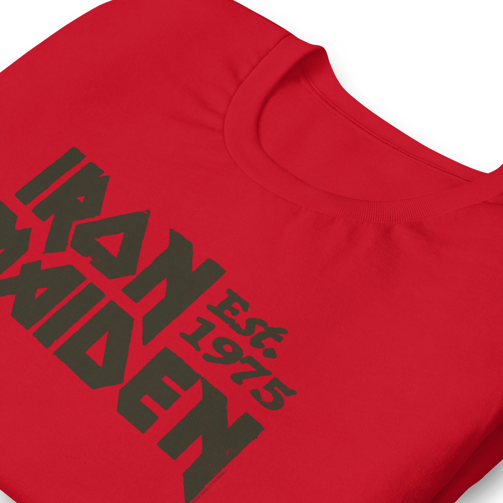 Iron Maiden Vintage 1975 Logo T-Shirt