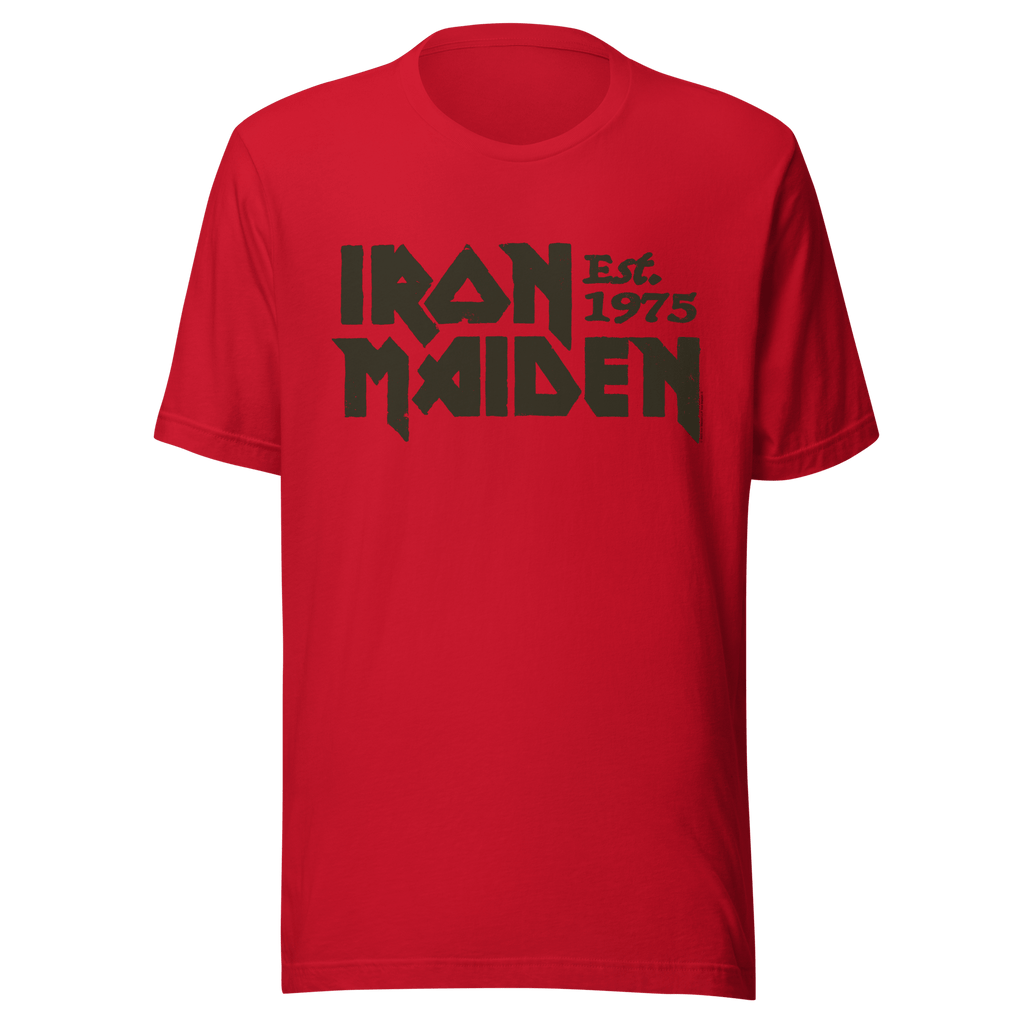 Iron Maiden Vintage 1975 Logo T-Shirt