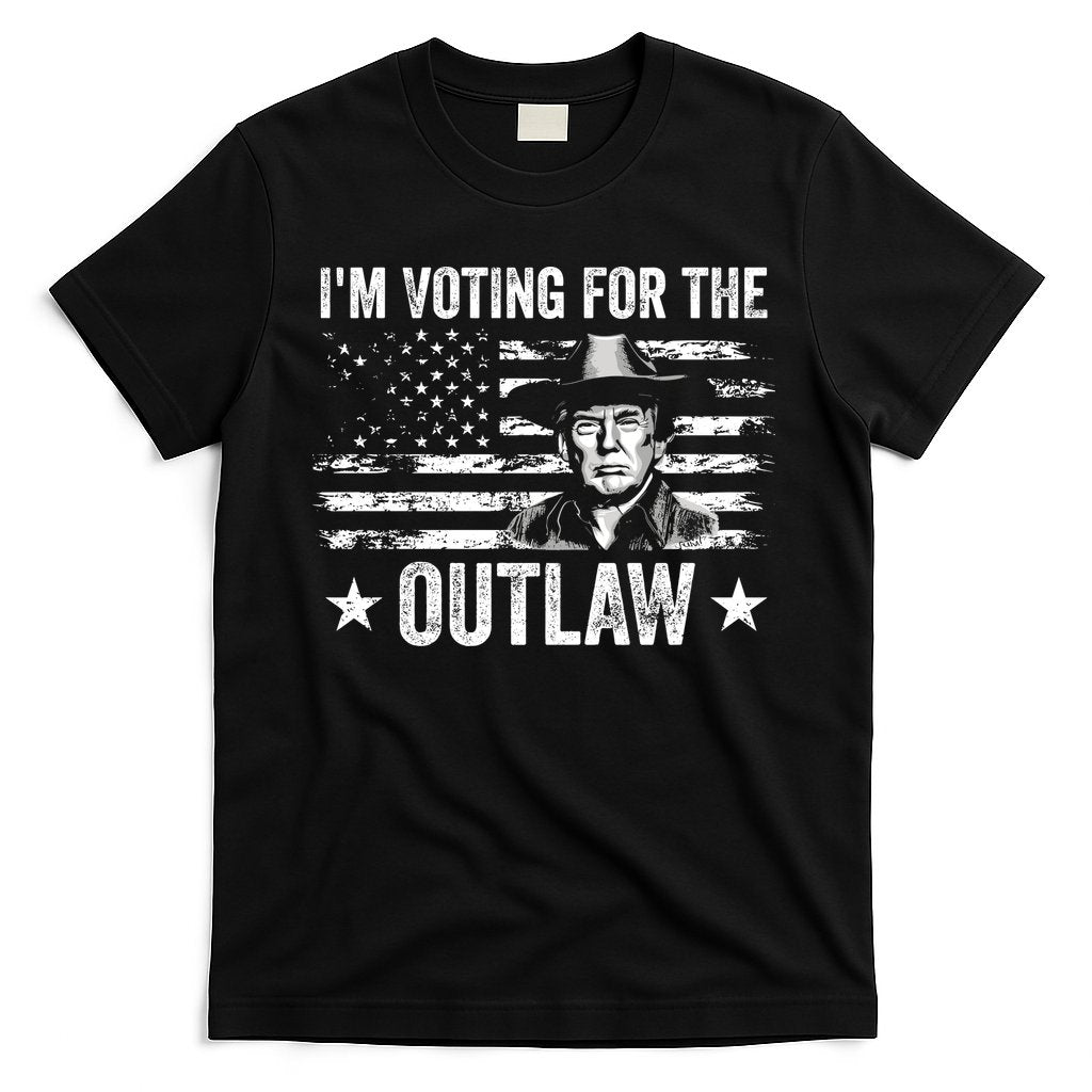 Im Voting For The Outlaw Funny Trump Maga 2024 T-Shirt