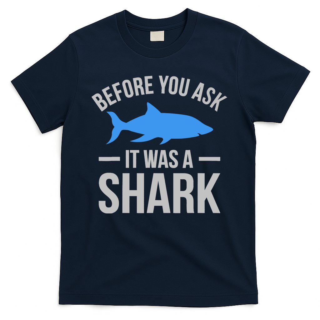 It Was A Shark Funny Amputee Prosthetic Surgery Graphic T-Shirt