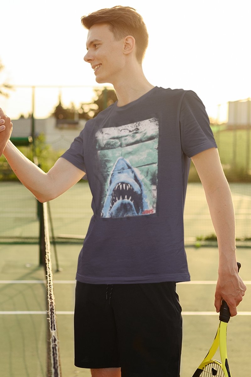 Jaws Folded Poster T-Shirt