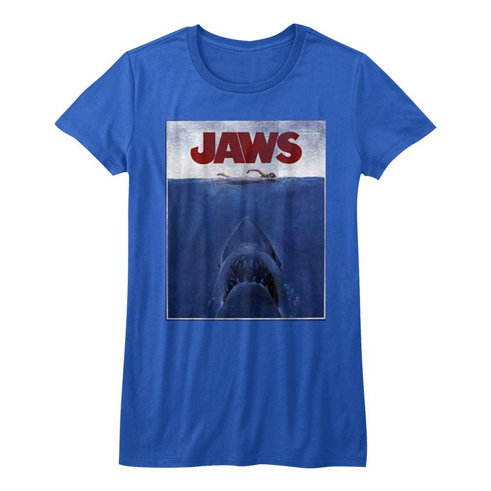 Jaws Movie Poster Womens T-Shirt