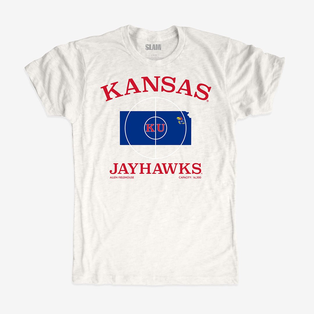Kansas Half Court Vintage Tee