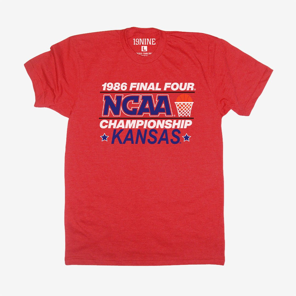 Kansas NCAA '86 Vintage Tee
