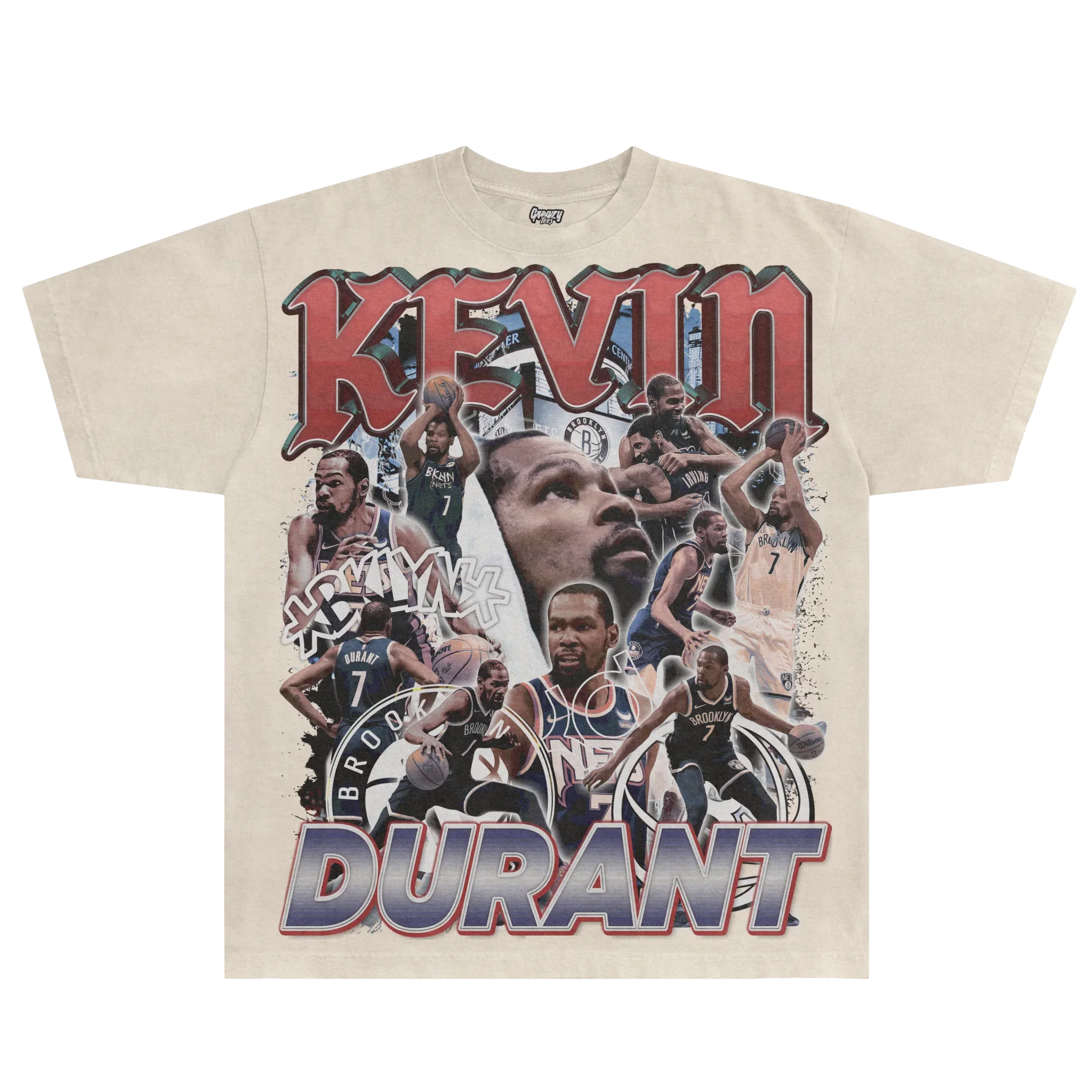 Kevin Durant BK Nets Classic Tee Style003