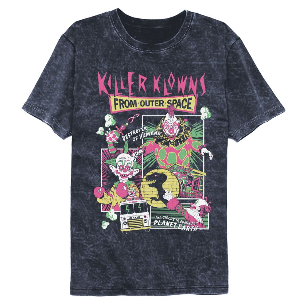 Killer Klowns From Outer Space - Killer Klowns Comic Boxes Vintage Wash T-Shirt