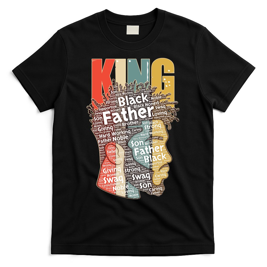 King African American Black Father T-Shirt