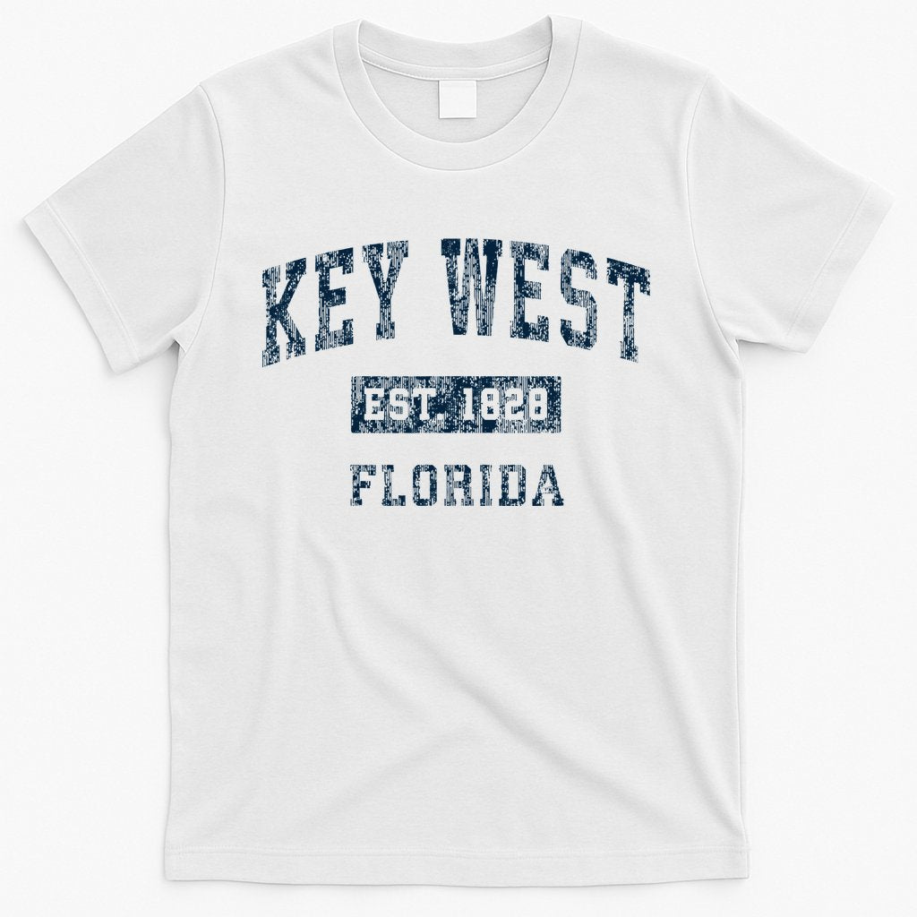 Key West Florida Fl Vintage Sports Design T-Shirt