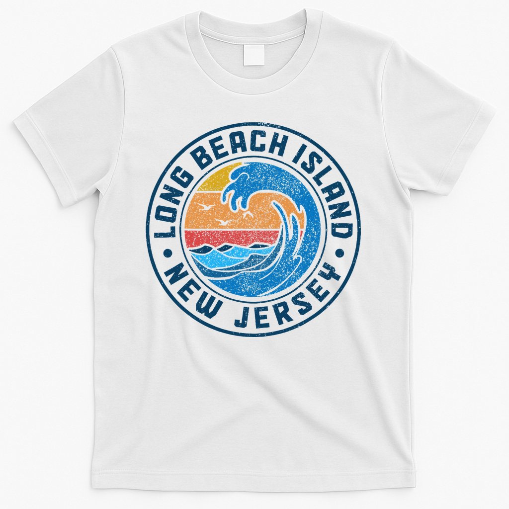 Long Beach Island New Jersey Lbi Vintage T-Shirt