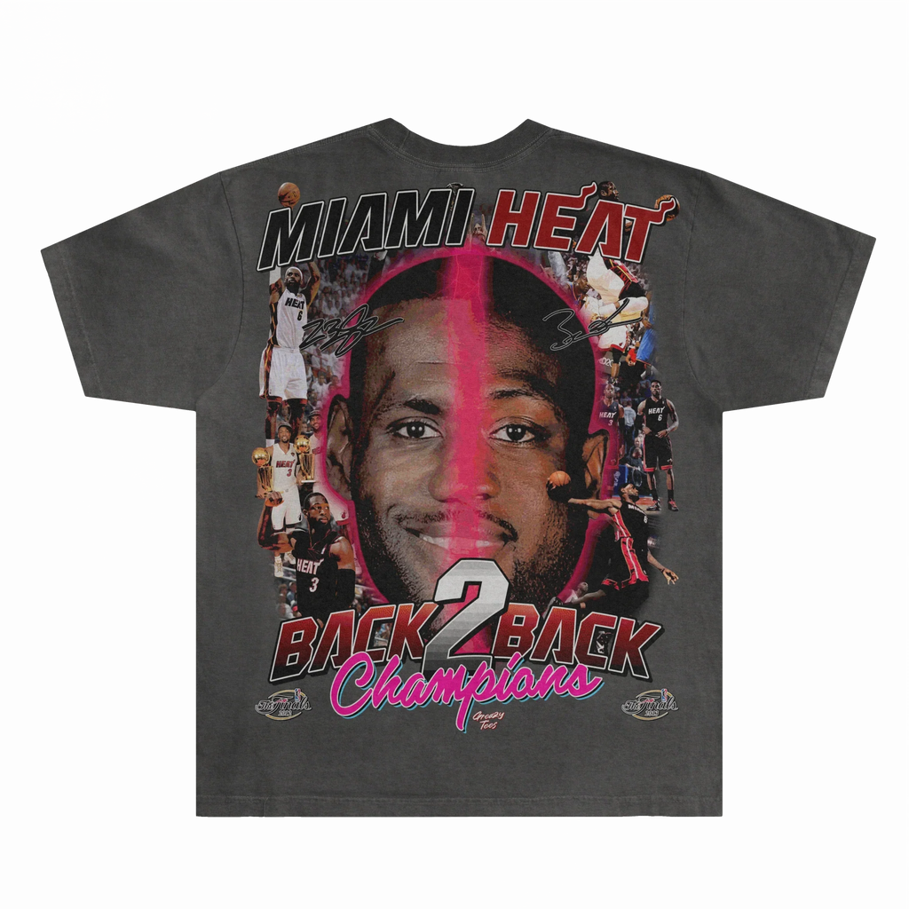 LeBron & Wade '12-13 Heat Classic Tee Style002