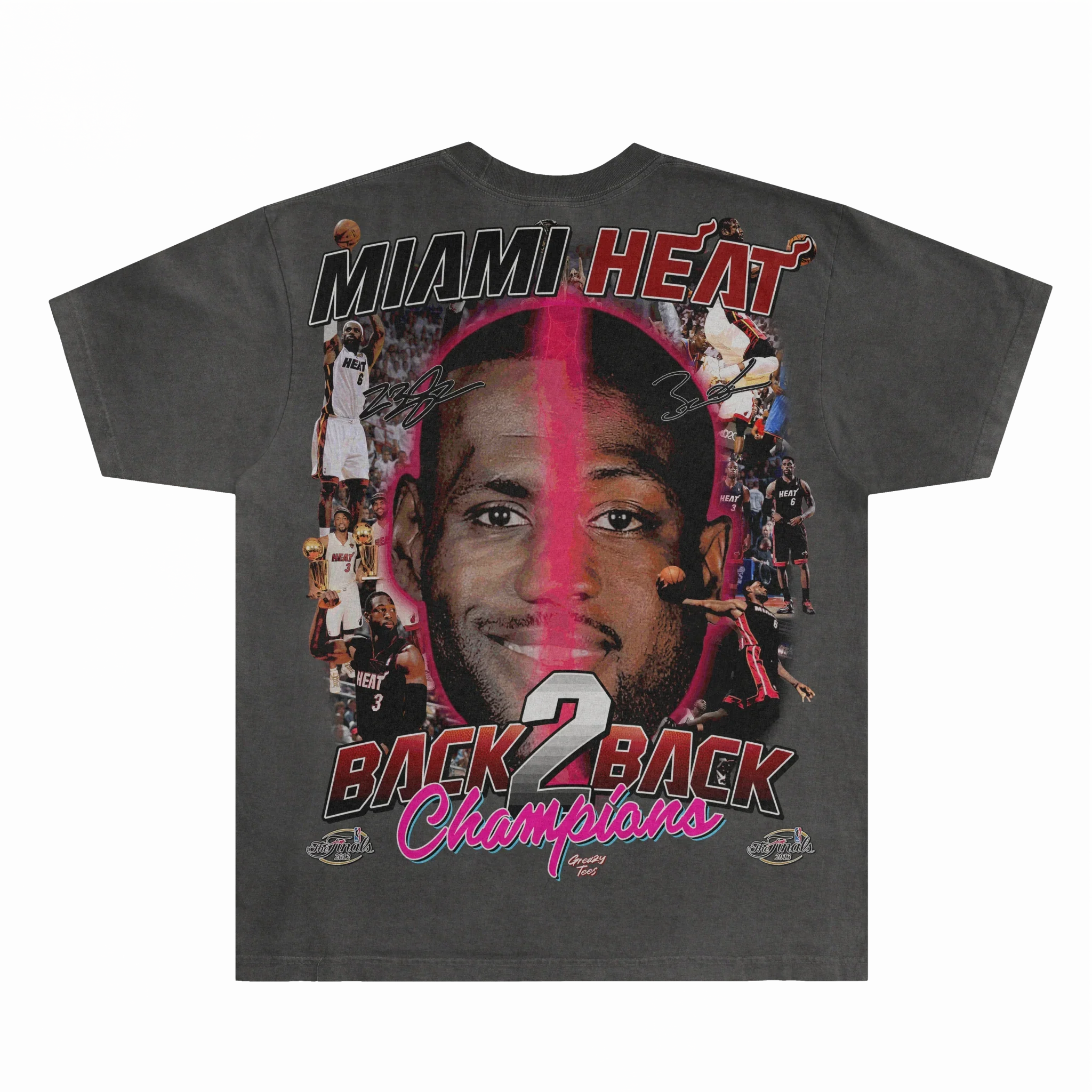 LeBron & Wade '12-13 Heat Classic Tee Style002