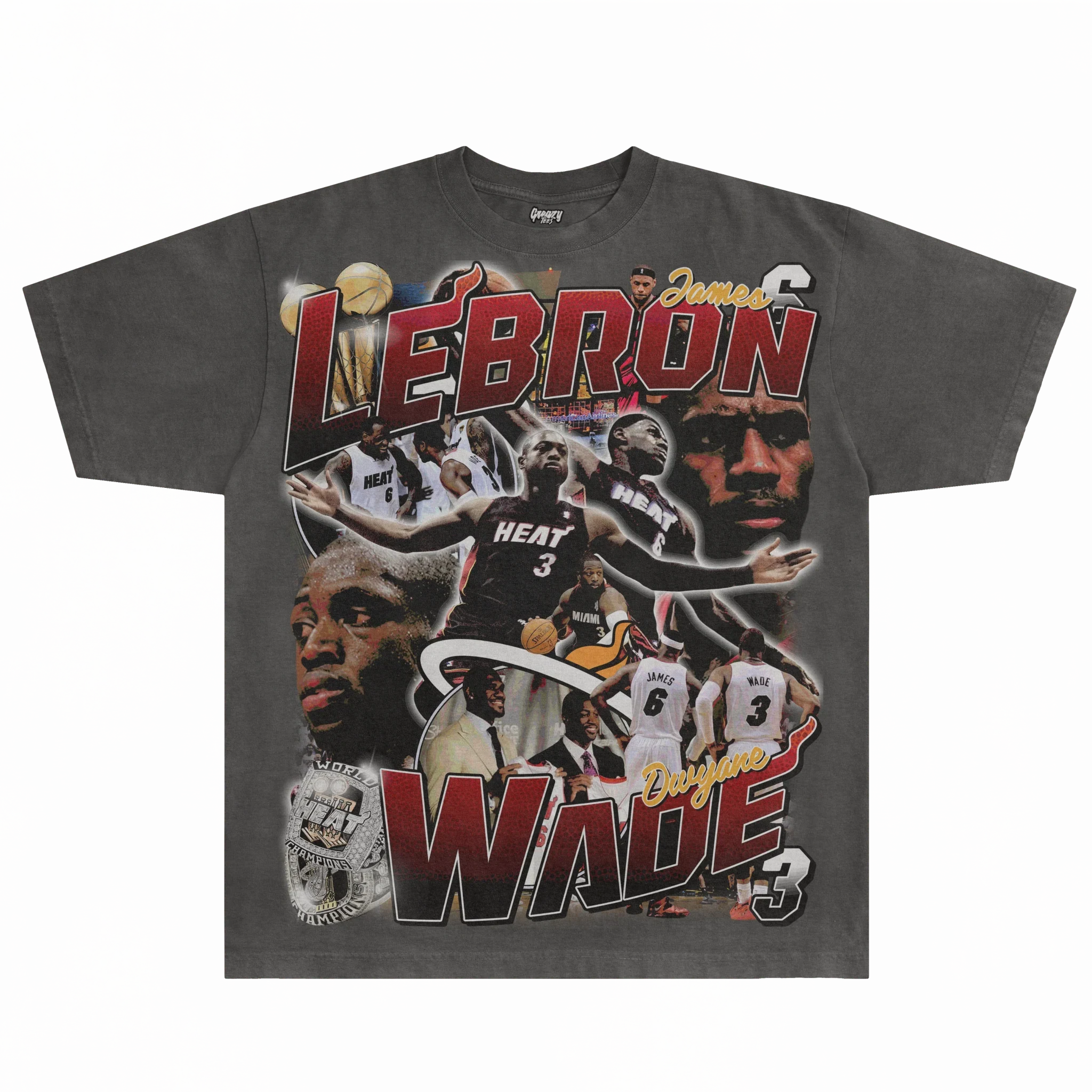 LeBron & Wade '12-13 Heat Classic Tee Style002