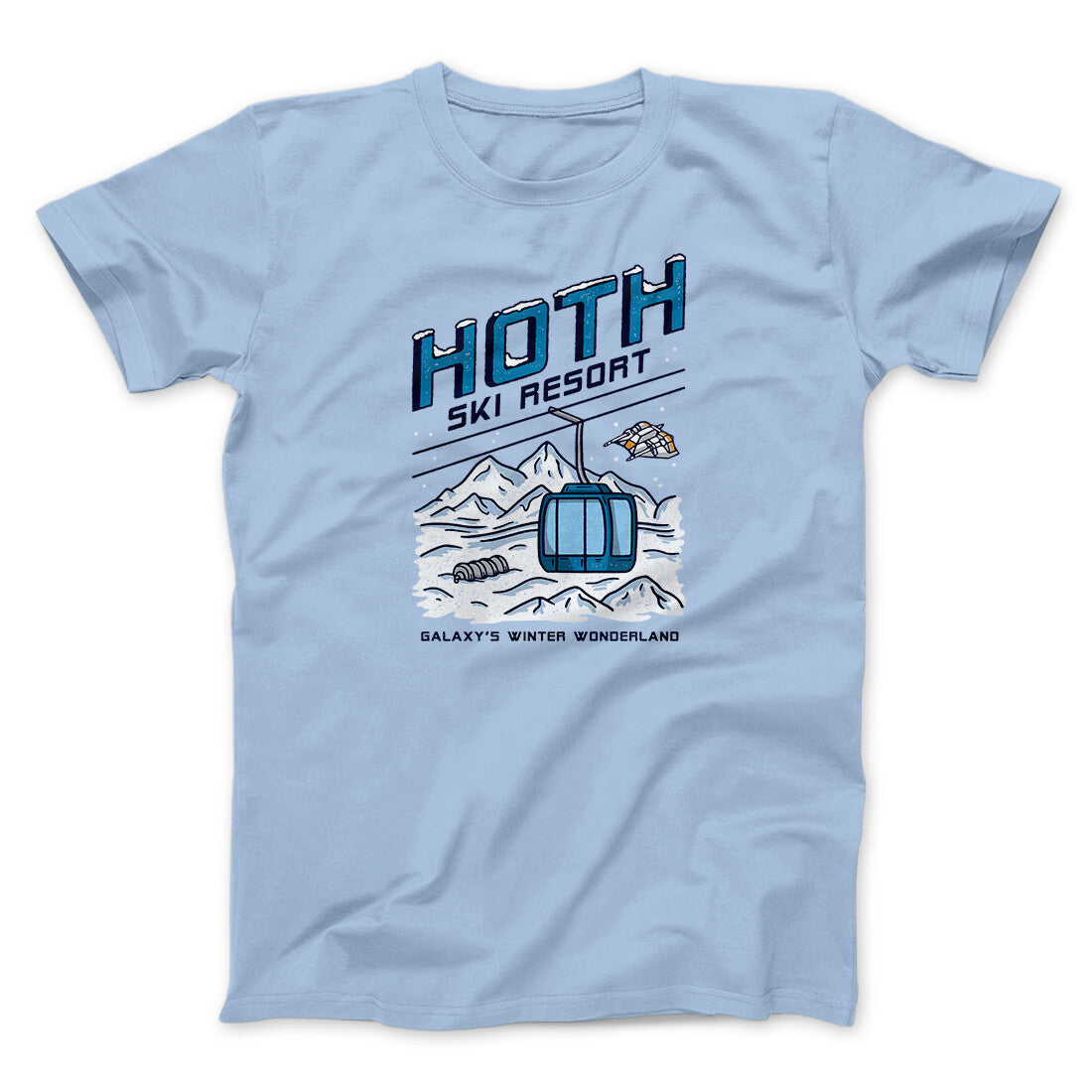 Hoth Ski Resort Funny Movie Men/Unisex T-Shirt