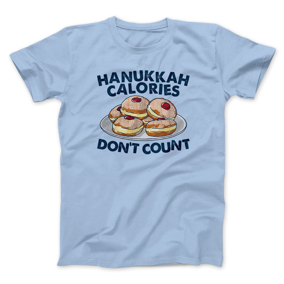 Hanukkah Calories Don't Count Funny Hanukkah Men/Unisex T-Shirt
