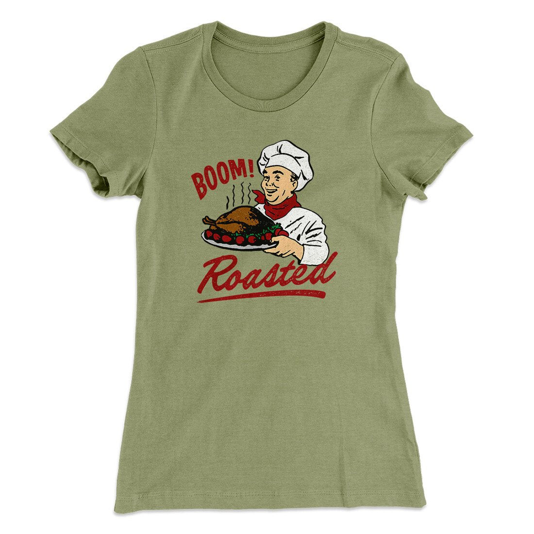 Boom Roasted Funny Thanksgiving Women's T-Shirt