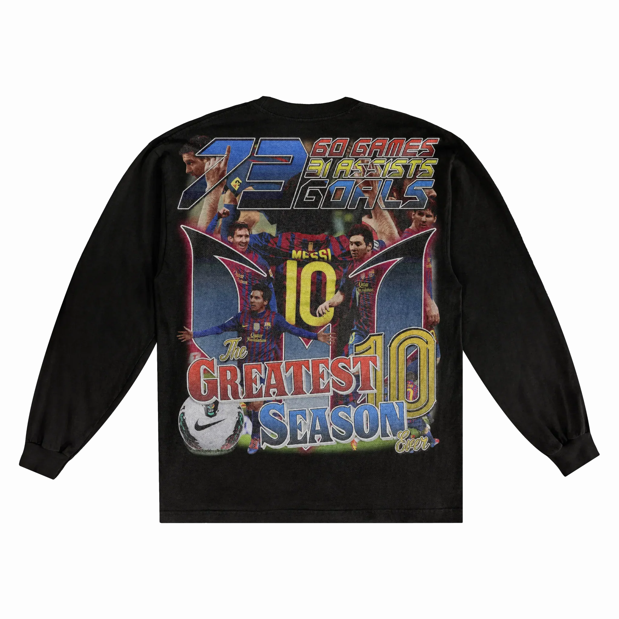 Lionel Messi '11/12 Classic Long Sleeved Tee Style003