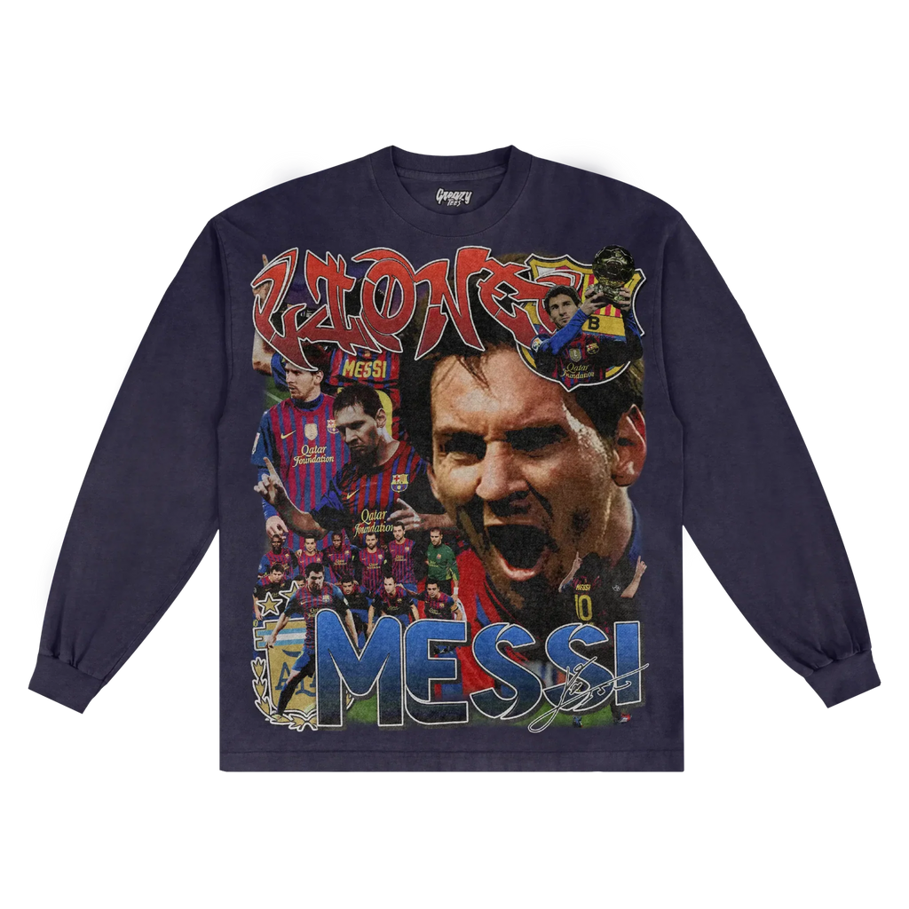 Lionel Messi '11/12 Classic Long Sleeved Tee Style004