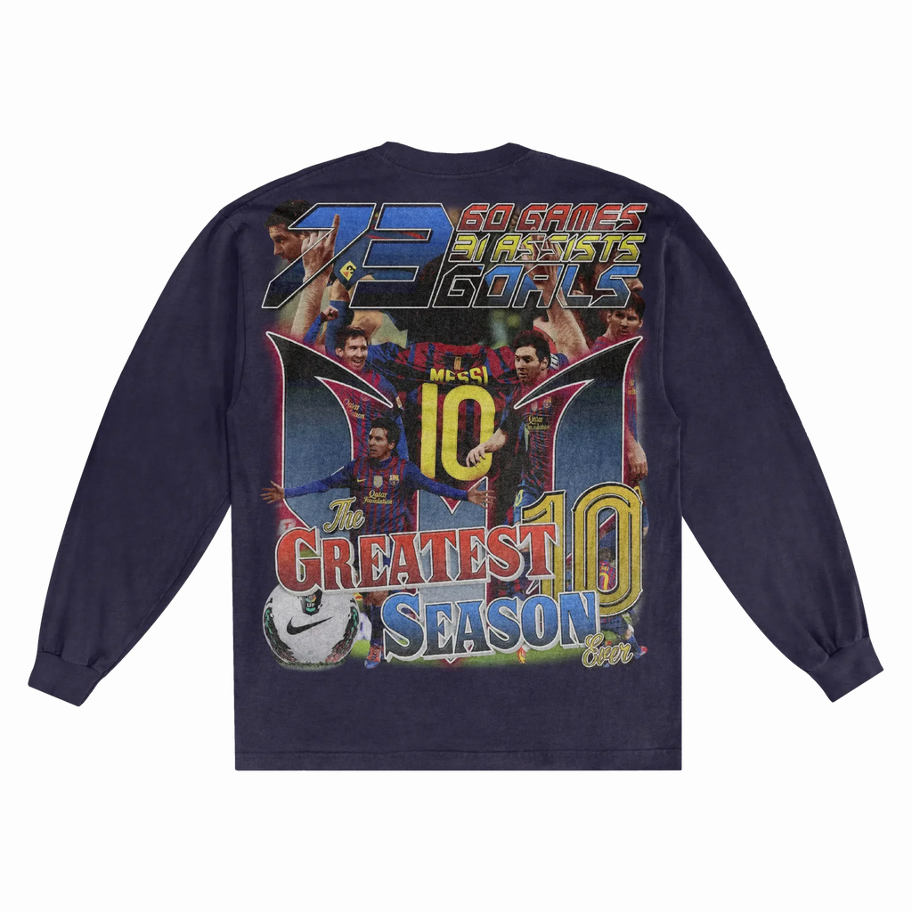 Lionel Messi '11/12 Classic Long Sleeved Tee Style004