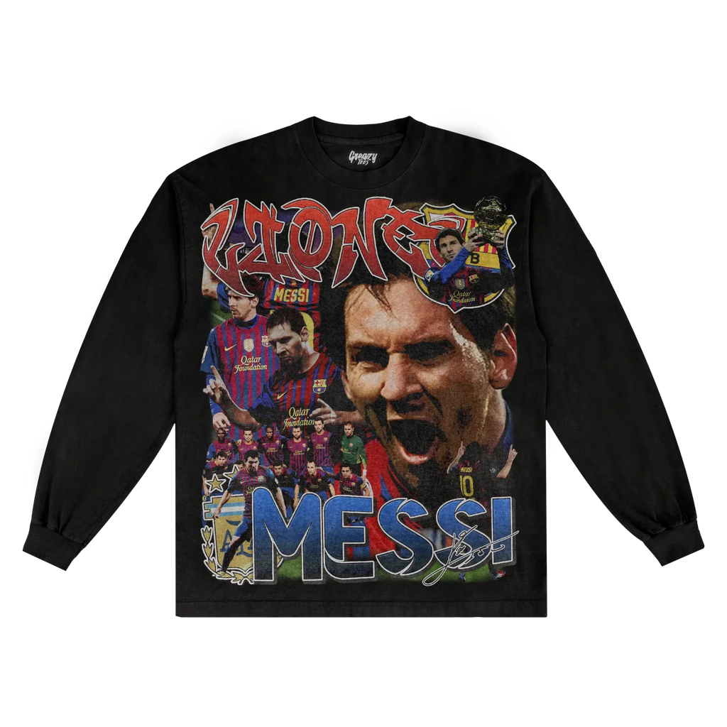 Lionel Messi '11/12 Classic Long Sleeved Tee Style003