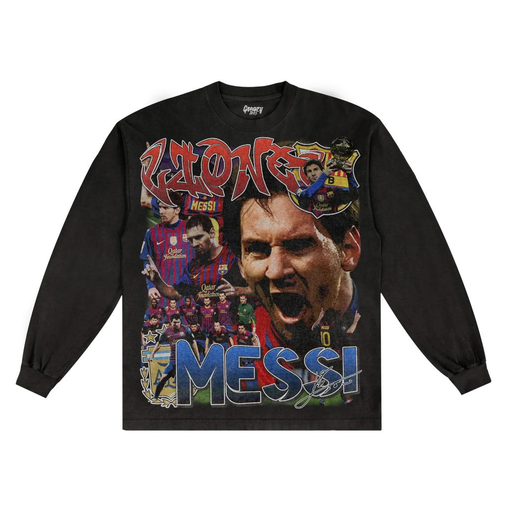 Lionel Messi '11/12 Classic Long Sleeved Tee Style001
