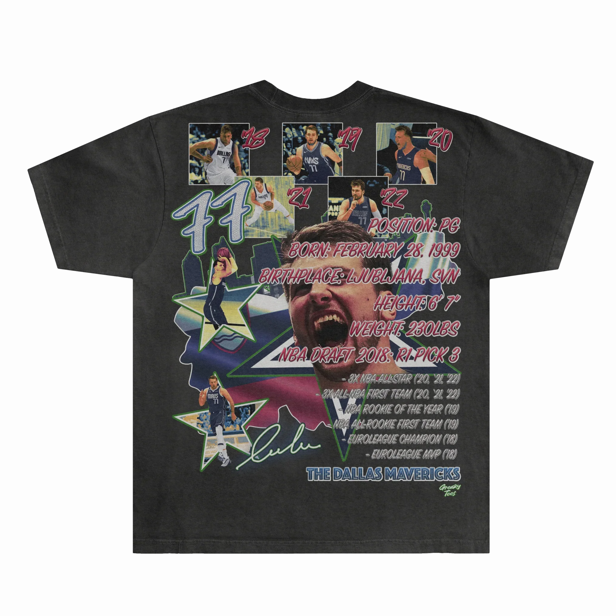 Luka DonÄiÄâ€?Mavs Classic Tee Style001