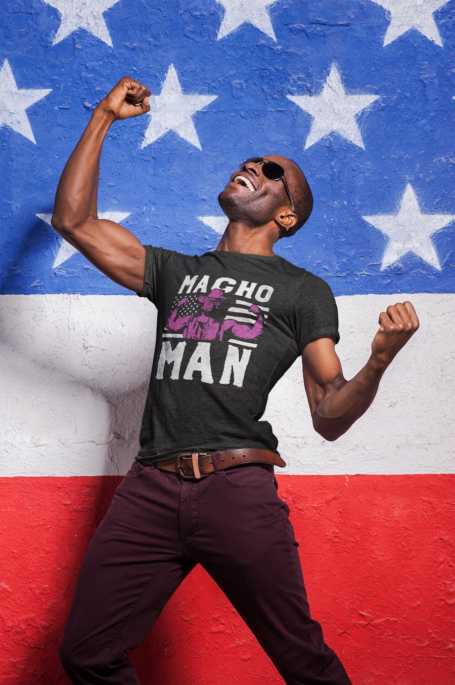 Macho Man American Hero T-Shirt