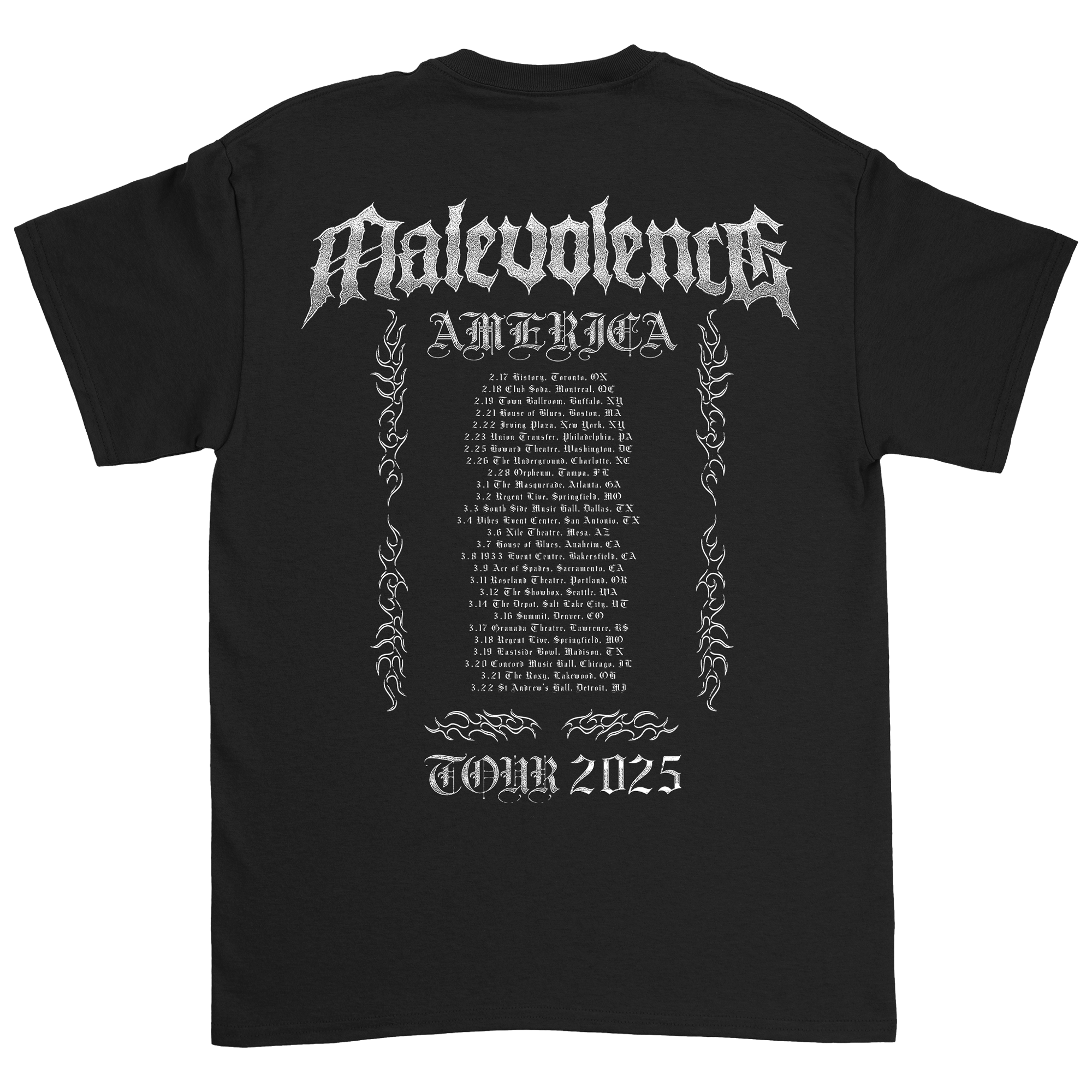 Malevolence - Tour Tee