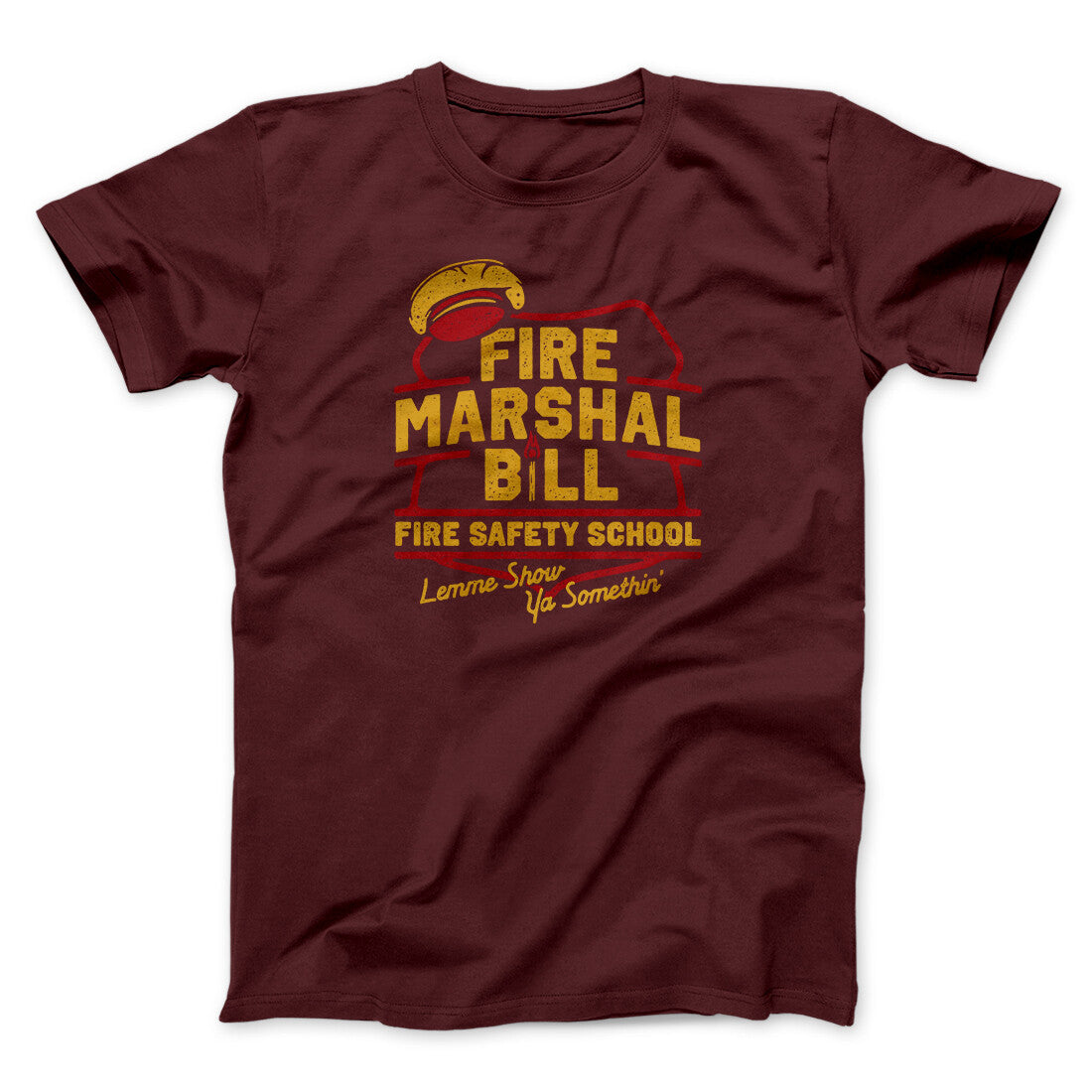 Fire Marshal Bill Fire Safety School Funny Movie Men/Unisex T-Shirt