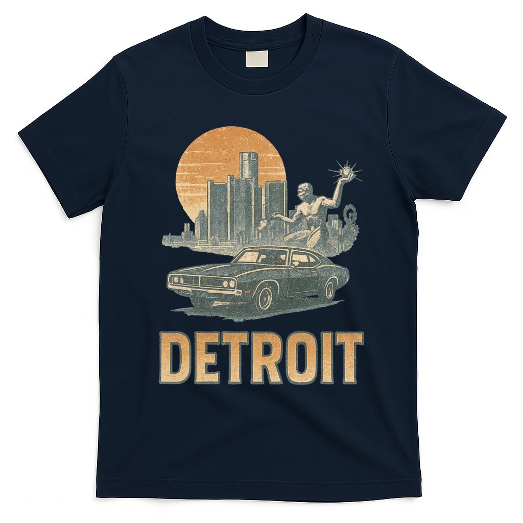 Motor City Legends Detroit Vintage Muscle T-Shirt