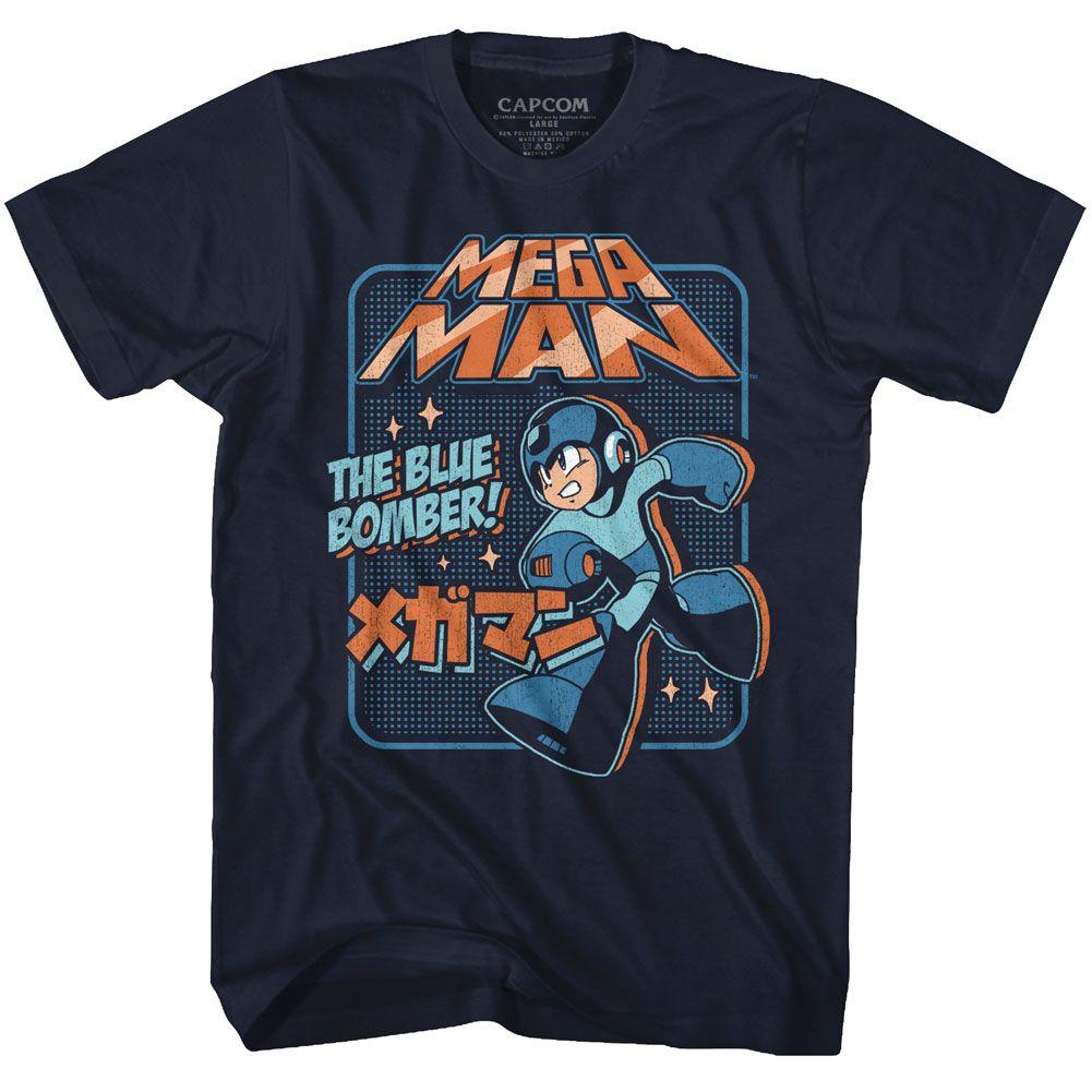 Mega Man Graphic Blu Bomber T-Shirt