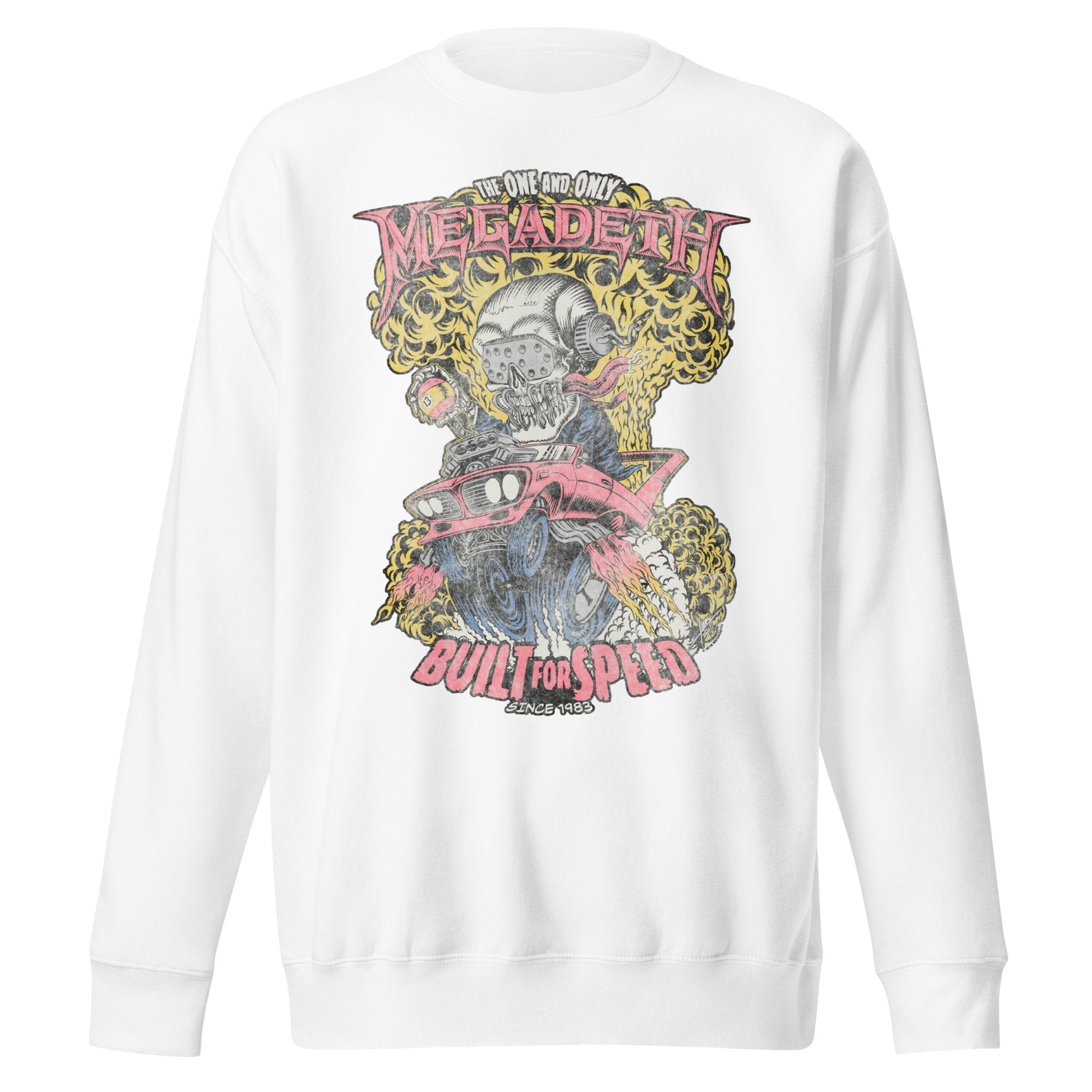 Megadeth - Vintage Built for Speed Jumbo Print Sweatshirt