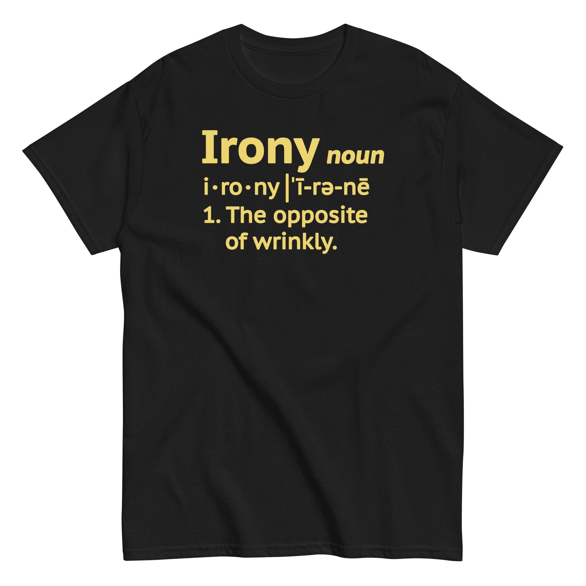 Irony Definition Men's Classic Tee
