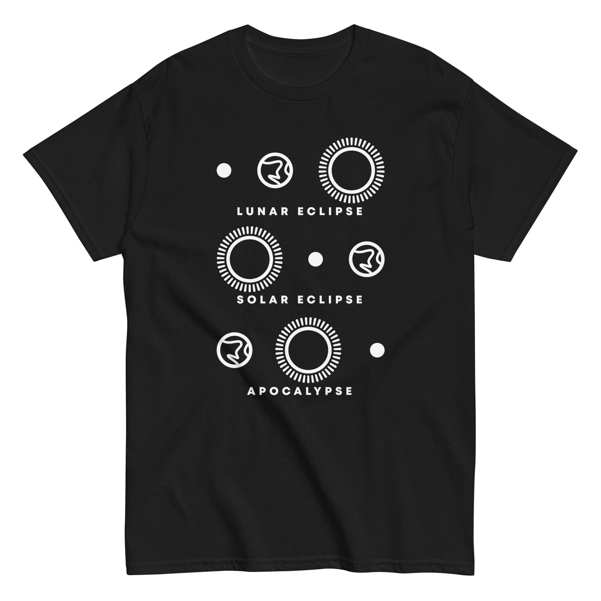 Lunar Eclipse Solar Eclipse Apocalypse Men's Classic Tee