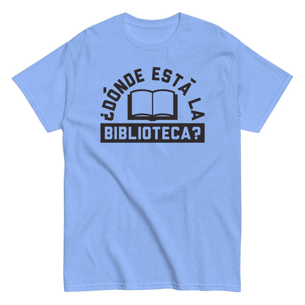 Donde Esta La Biblioteca? Men's Classic Tee
