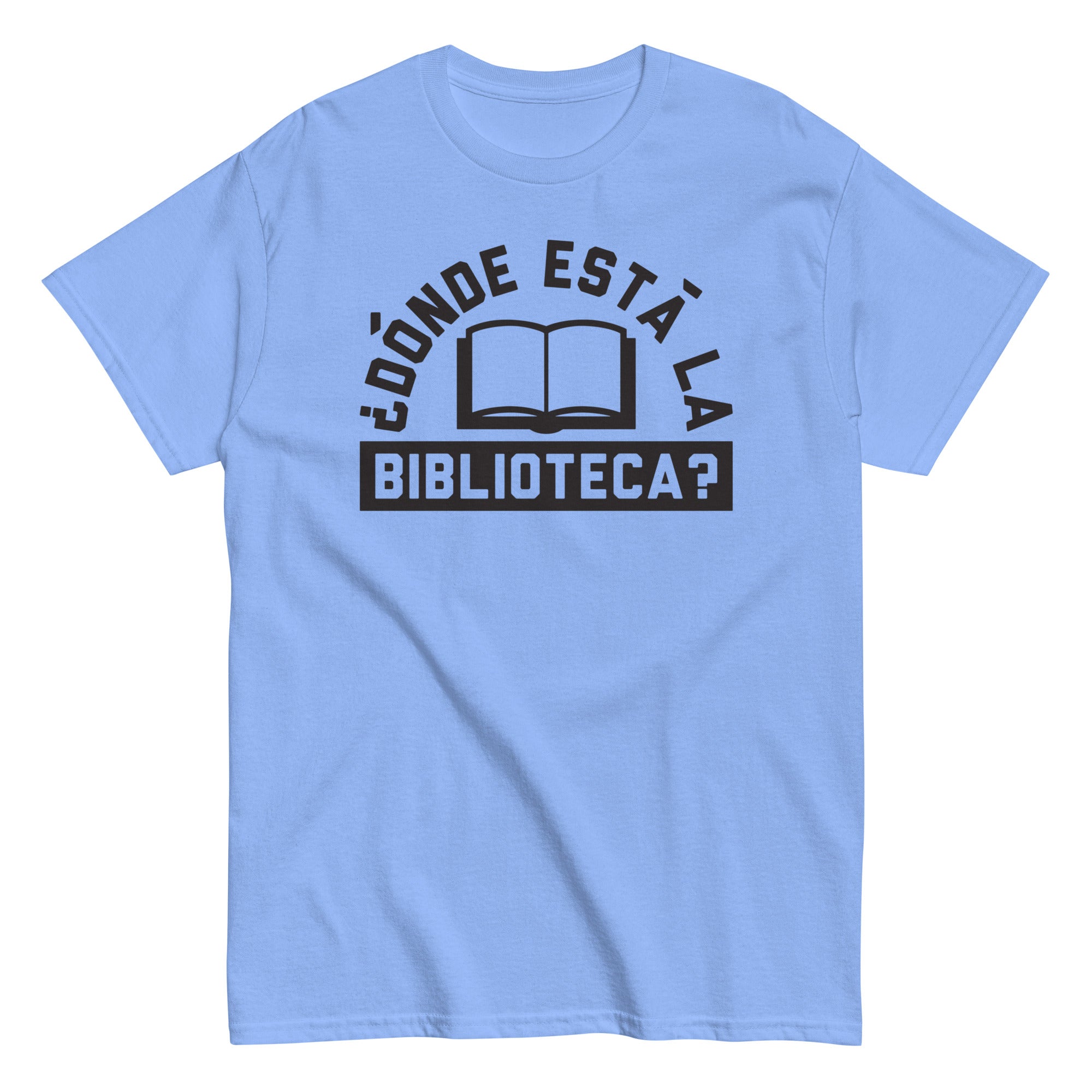 Donde Esta La Biblioteca? Men's Classic Tee