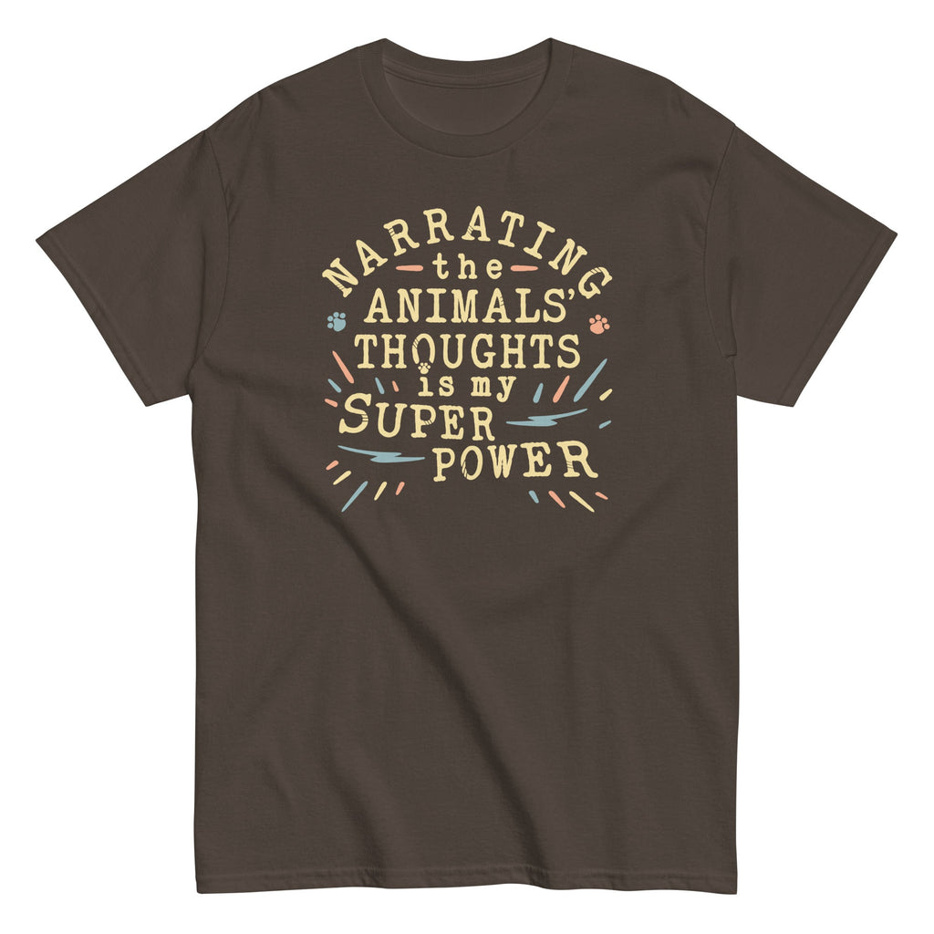 Narrating The Animals Thoughts Men's Classic Tee