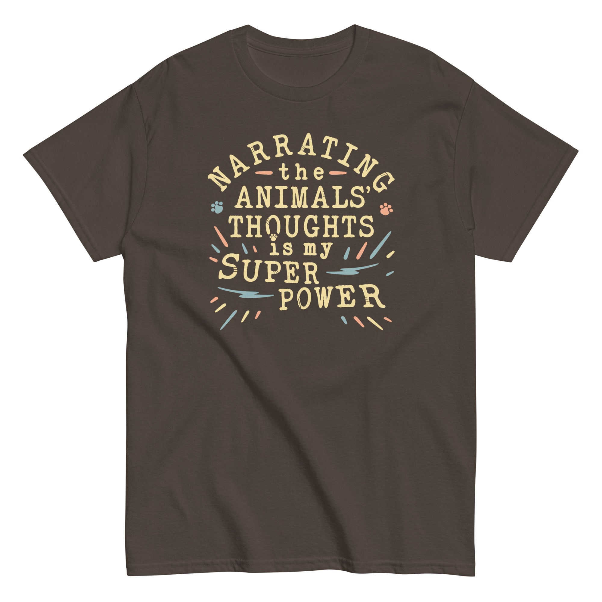 Narrating The Animals Thoughts Men's Classic Tee