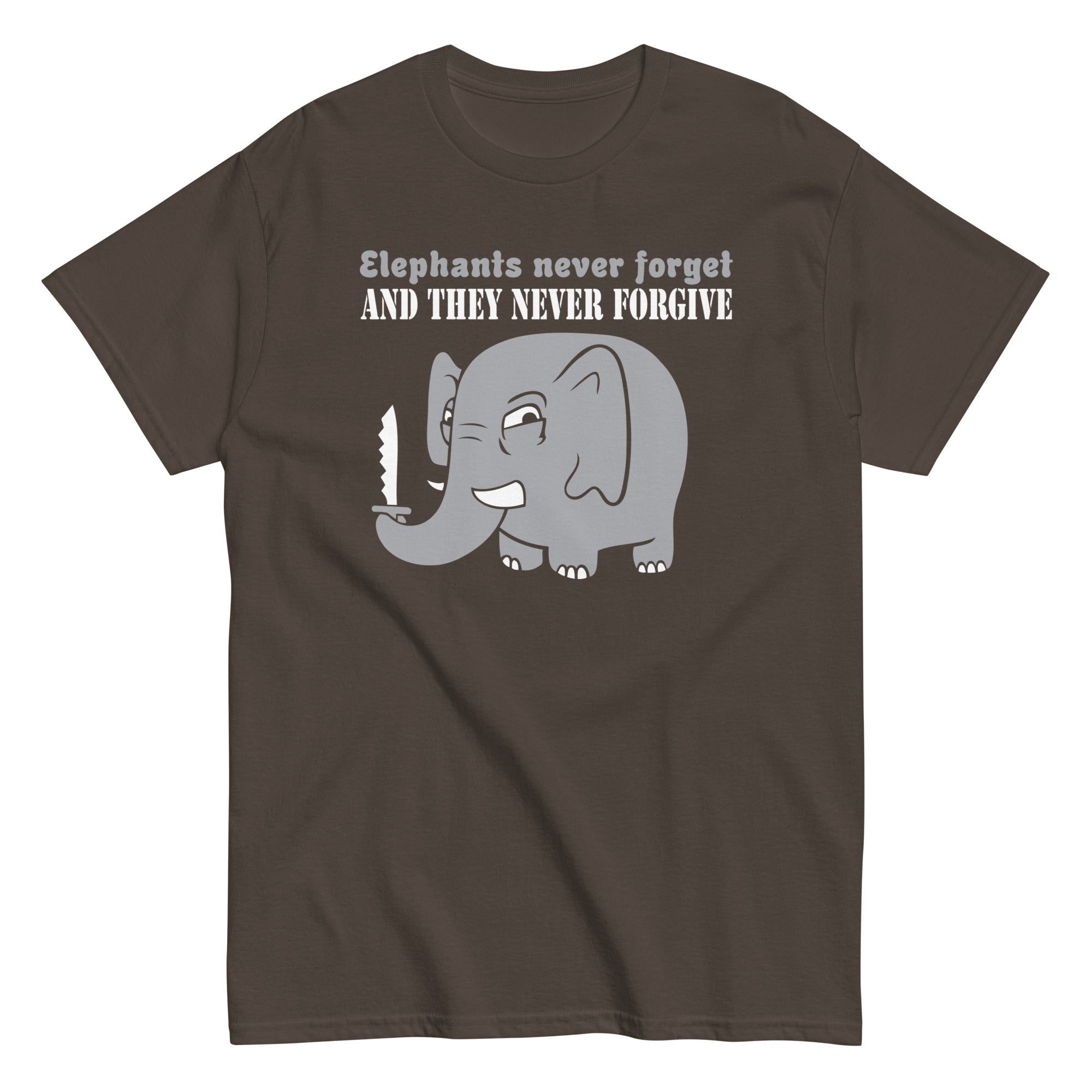 Elephants Never Forgive Men's Classic Tee