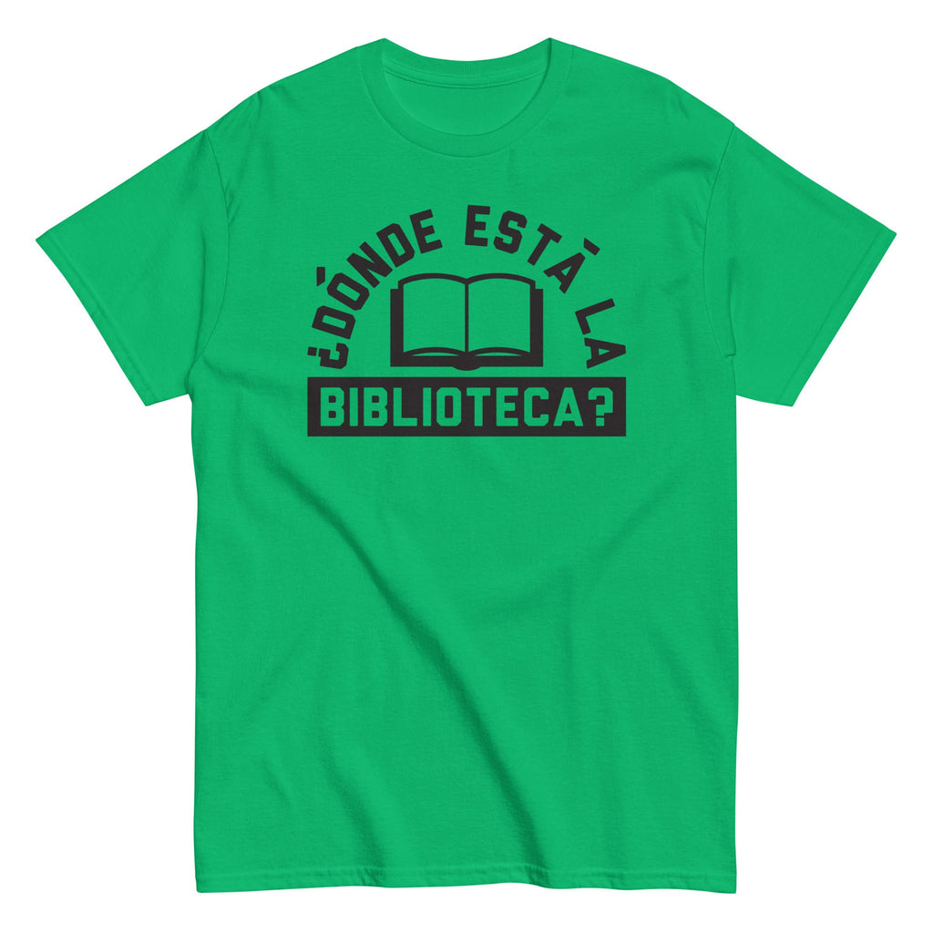 Donde Esta La Biblioteca? Men's Classic Tee