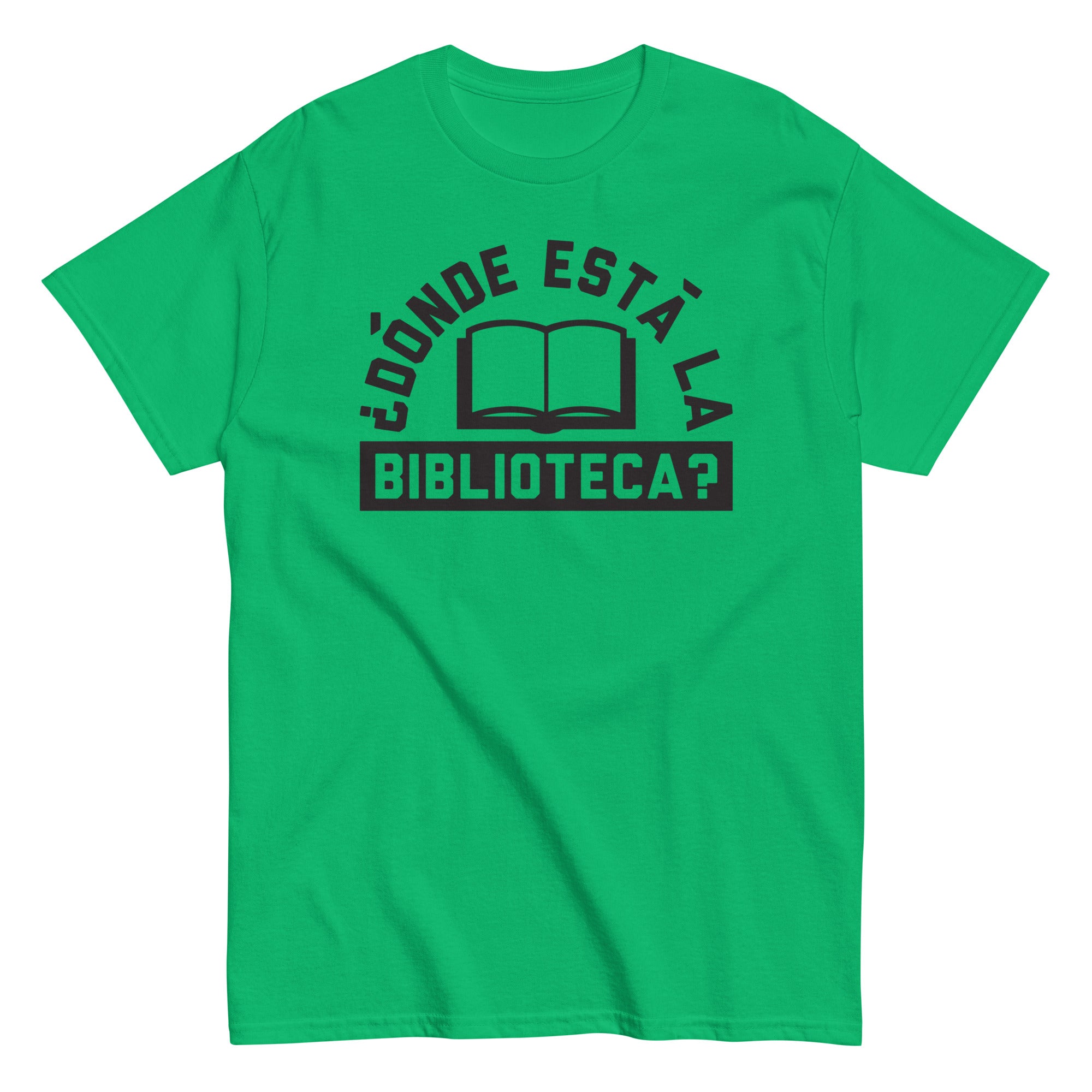 Donde Esta La Biblioteca? Men's Classic Tee