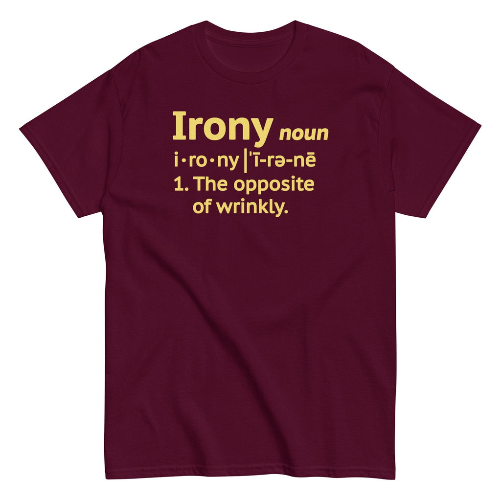 Irony Definition Men's Classic Tee