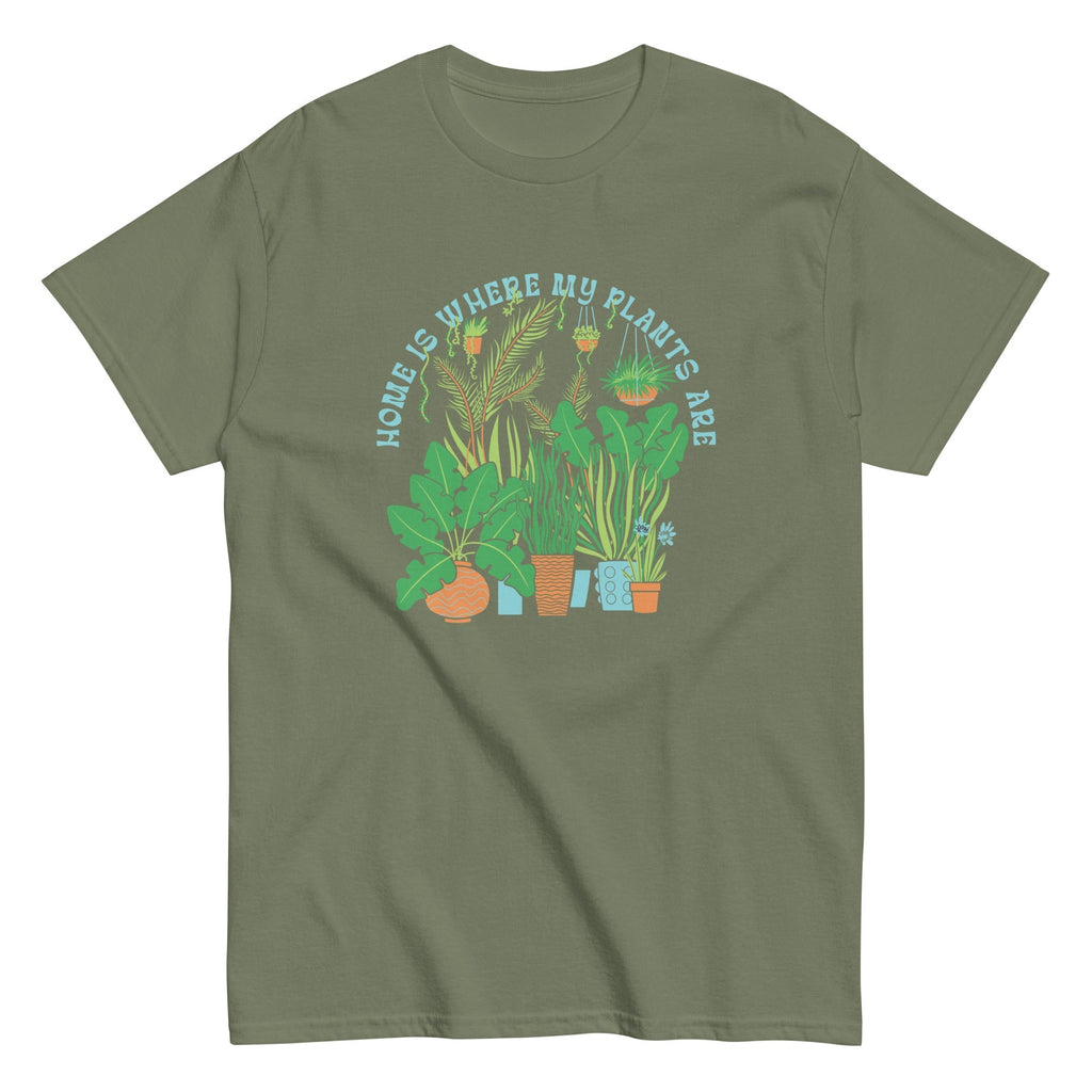 Home Is Where The Plants Are Men's Classic Tee
