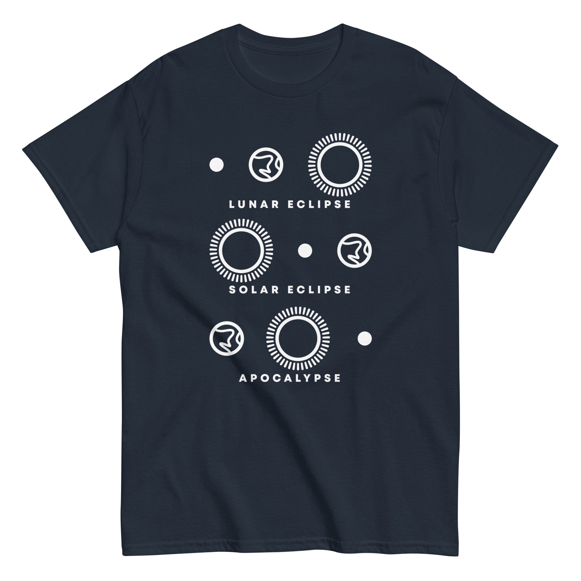 Lunar Eclipse Solar Eclipse Apocalypse Men's Classic Tee