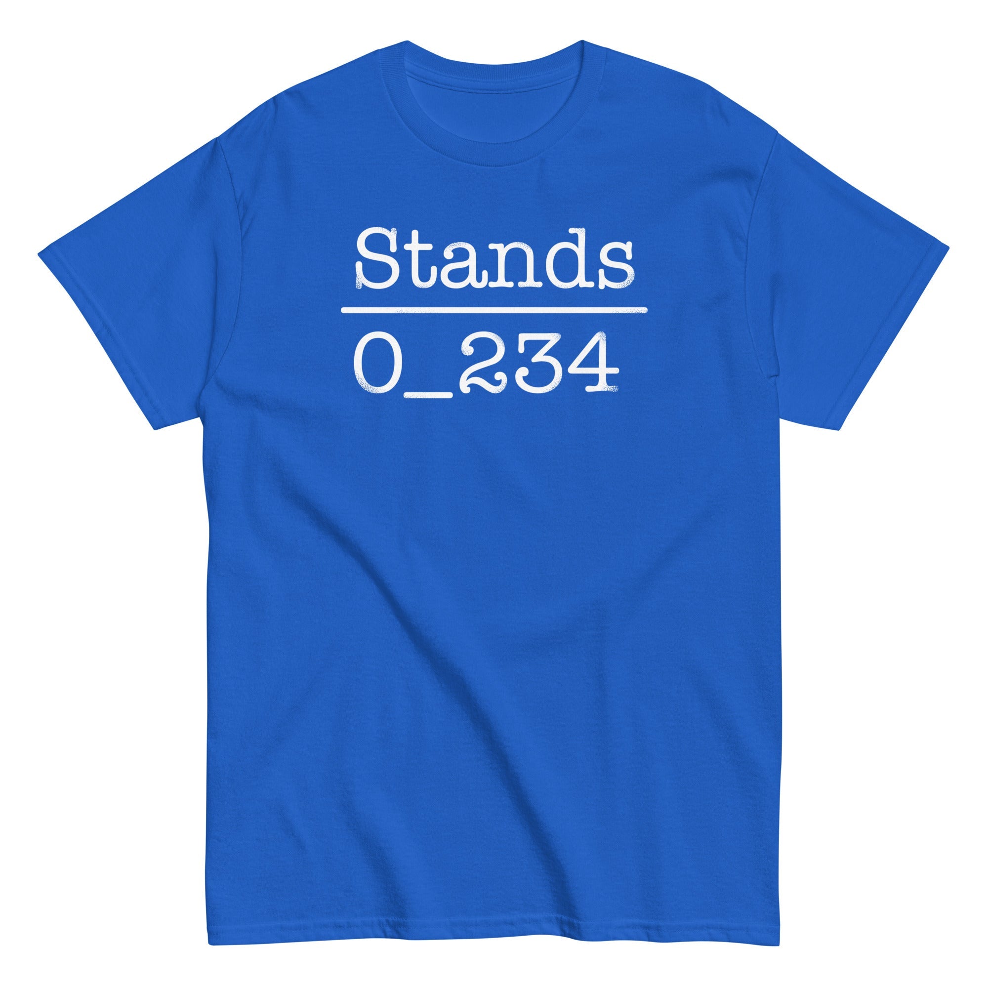No 1 Under Stands Men's Classic Tee