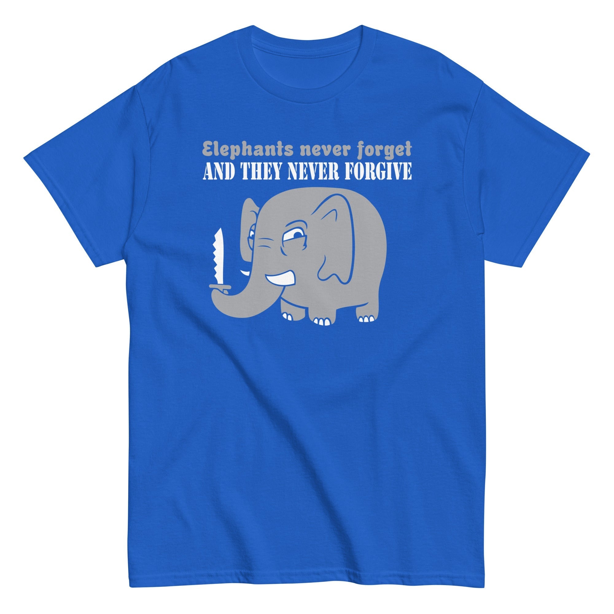 Elephants Never Forgive Men's Classic Tee